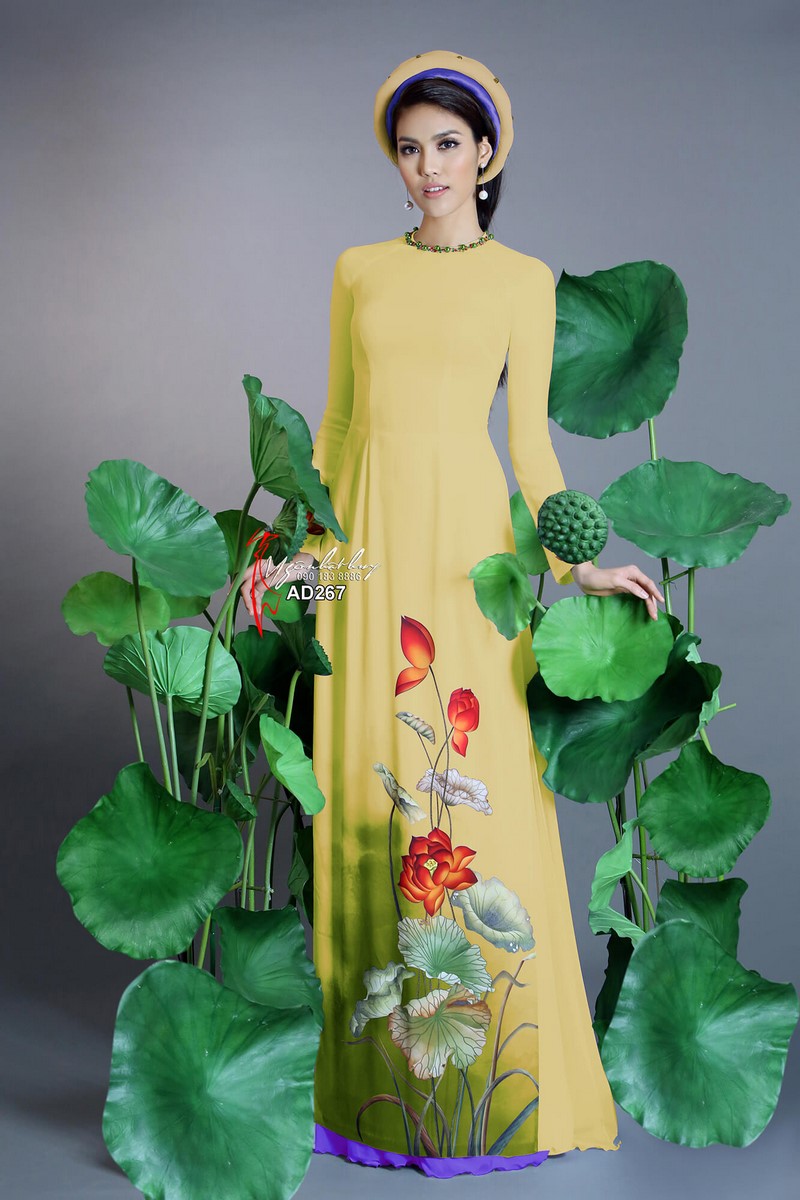 áo-dài-hoa-AD267 (5) áo dài hoa AD267 mẫu3